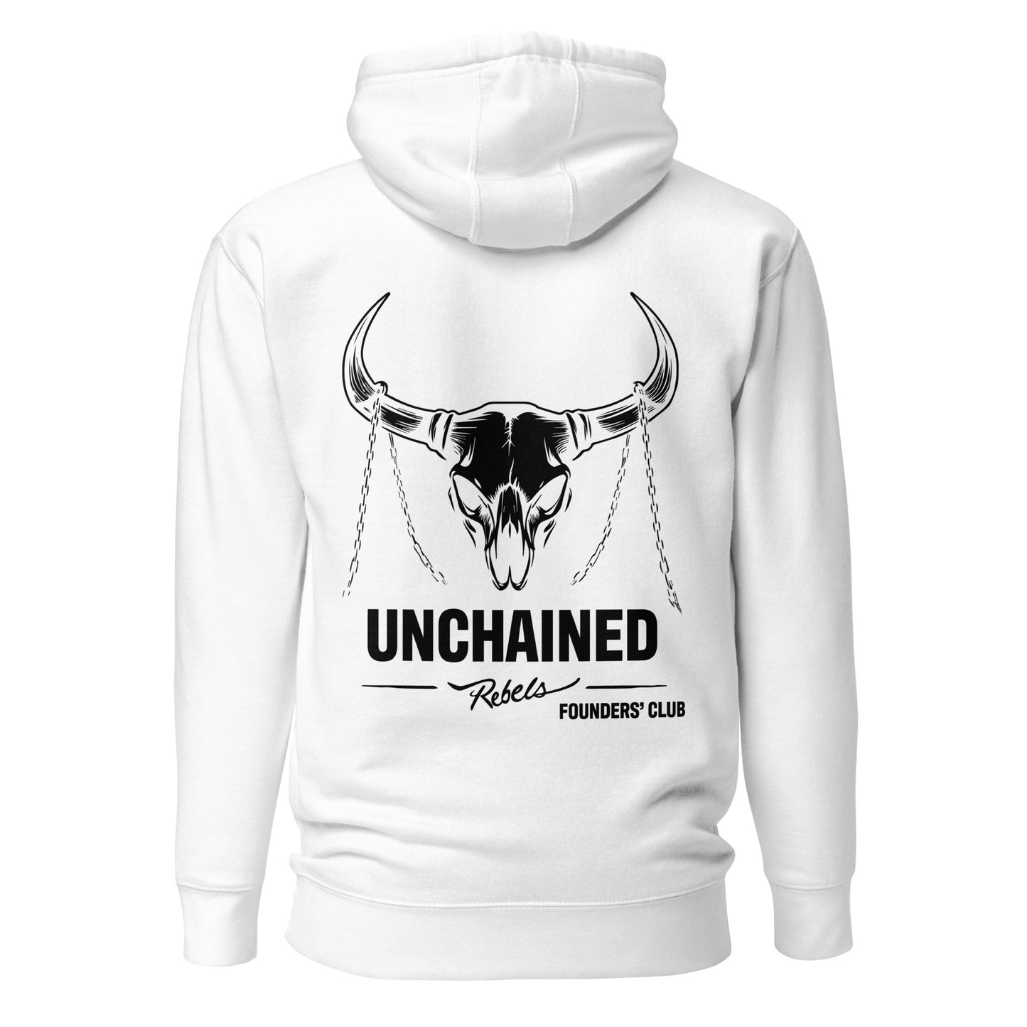 Sweat à capuche Unchained Rebels Owners' Club (blanc)