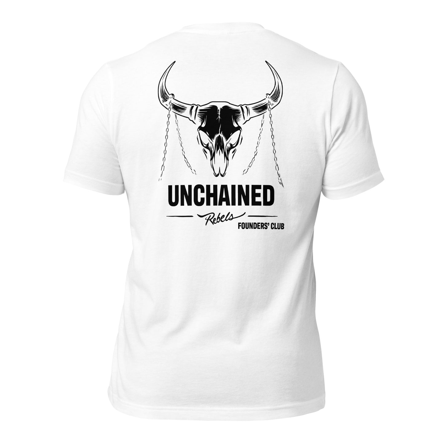 T-shirt du club des propriétaires Unchained Rebels (blanc)