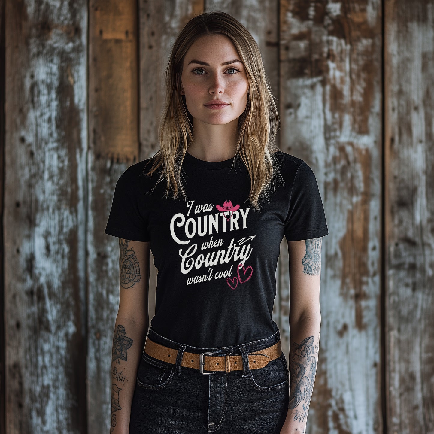 I Was Country When Country Wasn't Cool T-Shirt
