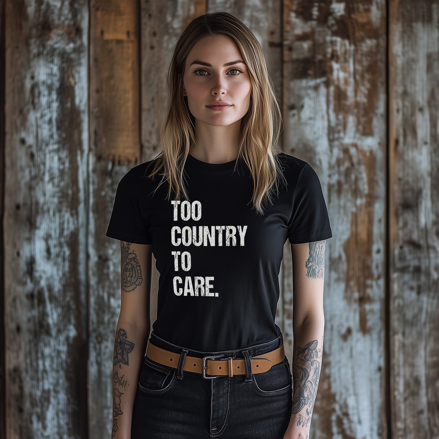 Too Country To Care T-Shirt