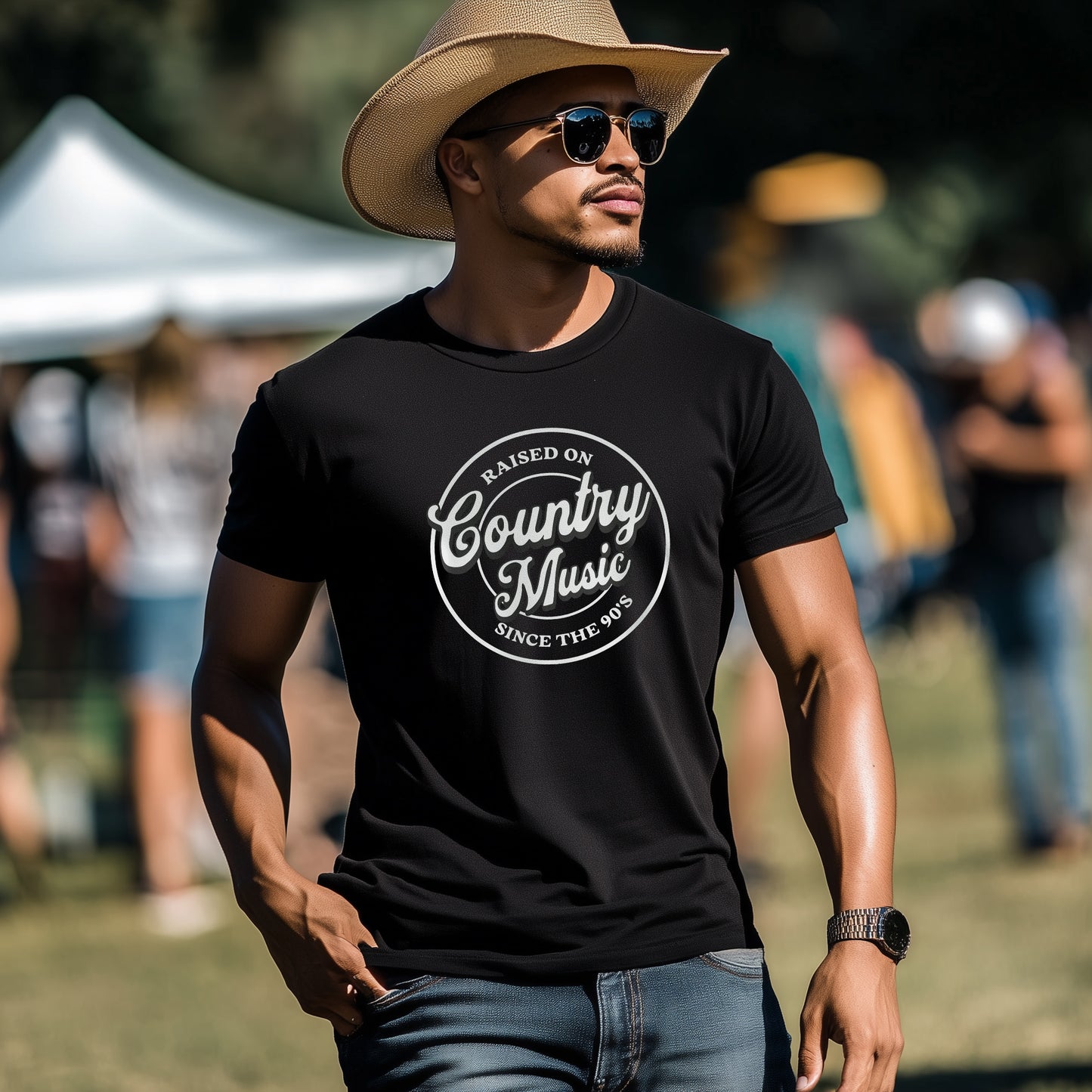 Raised On Country Music T-Shirt