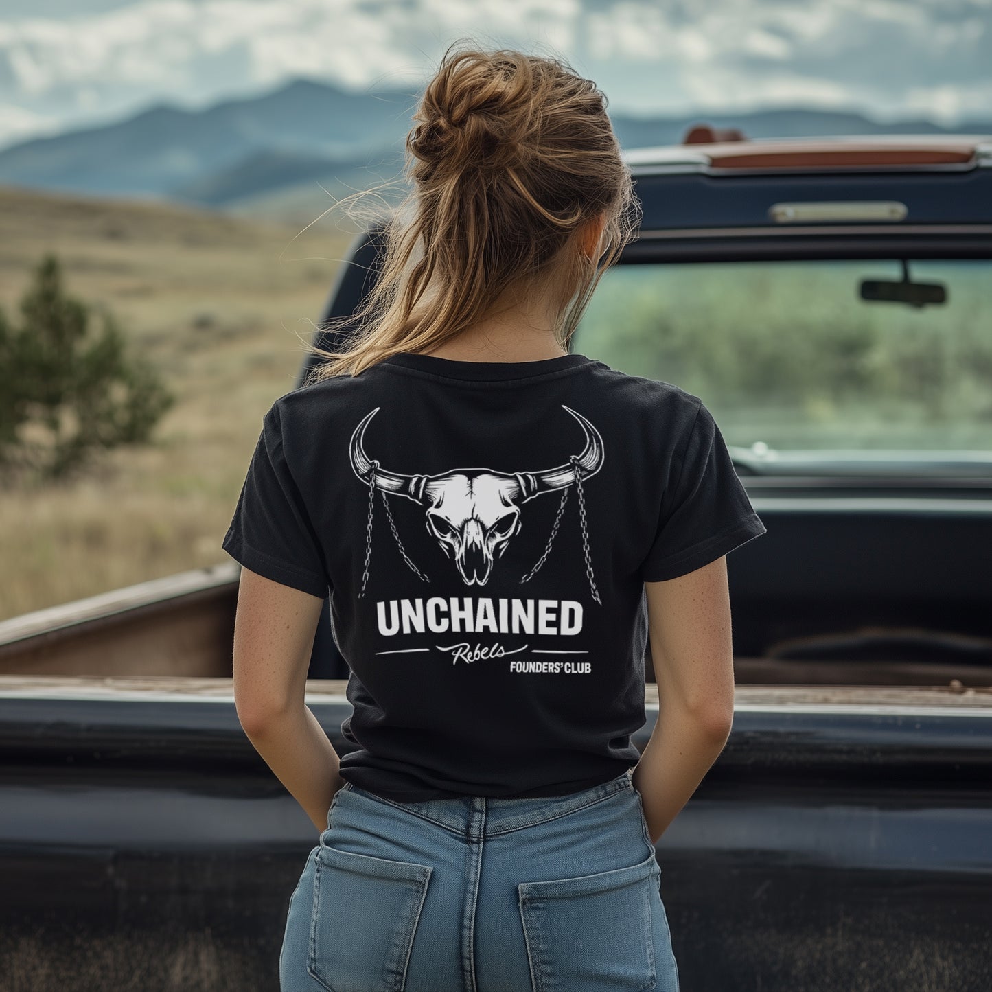 T-shirt du club des propriétaires Unchained Rebels (noir)