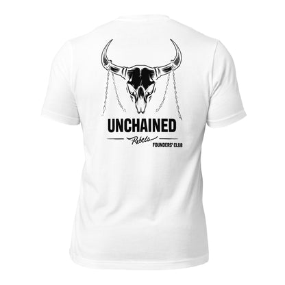 Unchained Rebels Founders' Club T-Shirt (White)