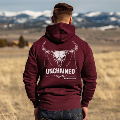 Unchained Rebels Founders' Club Hoodie (Maroon)
