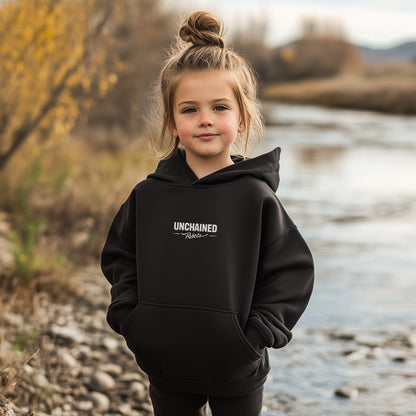 Unchained Rebels Founders' Club Kids Hoodie (Black)