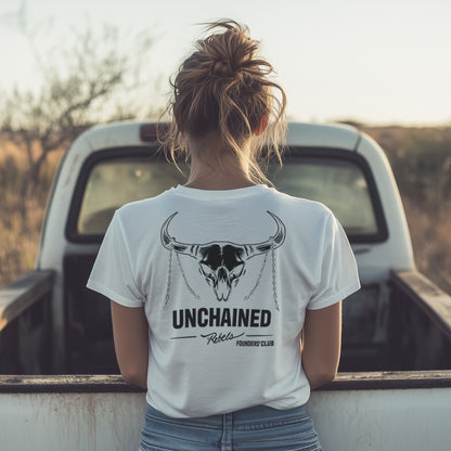 Unchained Rebels Founders' Club T-Shirt (White)